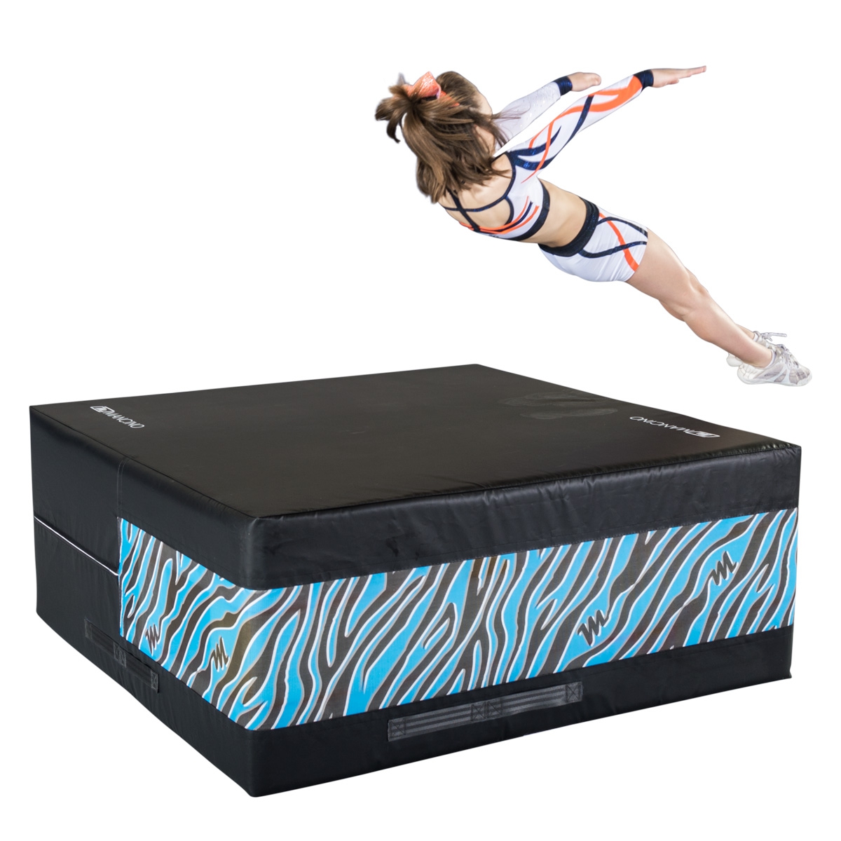 24" black cheer resi pit - mancino mats